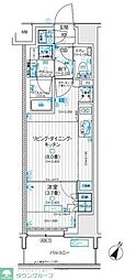 デュオステージ相模大野 1LDKの間取図画像