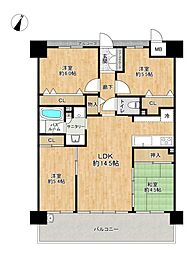 アルファステイツ室見サウス2 4LDKの間取図画像