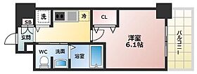 エスリード西宮北口第2  ｜ 兵庫県西宮市深津町6-38（賃貸マンション1K・4階・22.29㎡） その2