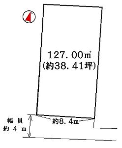 区画図:建築条件なし♪ 区画図:建築条件なし♪