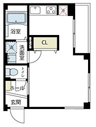 メゾン・ド・レスポワール ワンルームの間取図画像