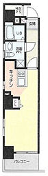 BAEHILLSカワサキ 1Kの間取図画像