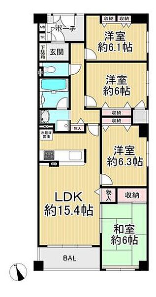 間取りを拡大表示