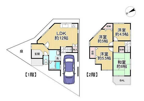 間取りを拡大表示