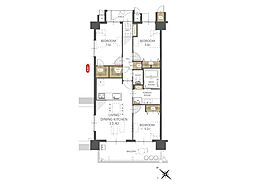 アルファグランデ八千代中央弐番街 3LDKの間取図画像