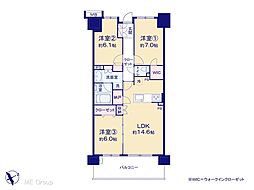 間取図画像 3LDK