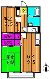 ビーライン撫川 2階/B201号室