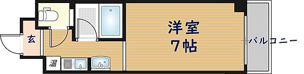 イーストレジデンス永和 ｜大阪府東大阪市永和3丁目(賃貸マンション1R・3階・22.00㎡)の写真 その2