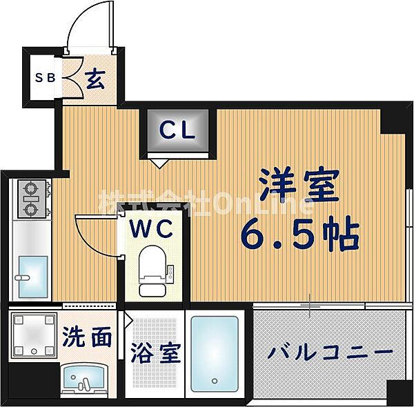 ドミールふせ ｜大阪府東大阪市足代3丁目(賃貸マンション1R・4階・26.38㎡)の写真 その2