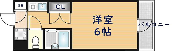 カサデルチルコ ｜大阪府東大阪市長栄寺(賃貸マンション1R・2階・20.40㎡)の写真 その2