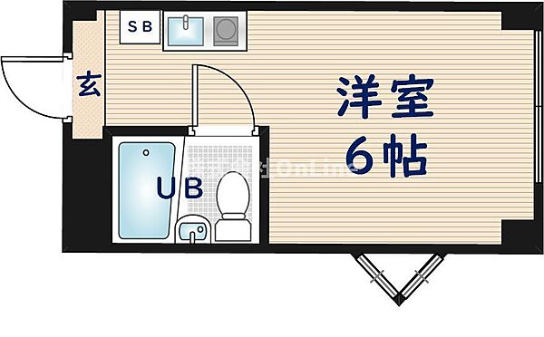 インテリジェントマンション・エソール ｜大阪府東大阪市上小阪4丁目(賃貸マンション1R・2階・16.00㎡)の写真 その2