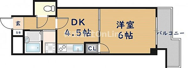 メルシー2000 ｜大阪府東大阪市小阪1丁目(賃貸マンション1DK・3階・24.90㎡)の写真 その2