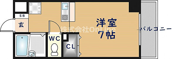 山中ビル ｜大阪府東大阪市小阪1丁目(賃貸マンション1R・2階・24.12㎡)の写真 その2