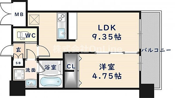 プレジオ布施ASIAN ｜大阪府東大阪市足代北1丁目(賃貸マンション1LDK・12階・34.31㎡)の写真 その2