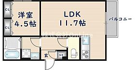 セジュール布施  ｜ 大阪府東大阪市足代北2丁目（賃貸アパート1LDK・3階・42.11㎡） その2