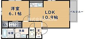 メゾンシャルマン  ｜ 大阪府東大阪市吉田1丁目（賃貸アパート1LDK・1階・41.26㎡） その2