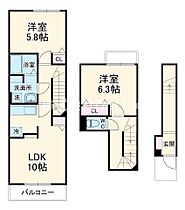 メゾンソレイユ  ｜ 大阪府東大阪市玉串町東1丁目（賃貸アパート2LDK・1階・61.70㎡） その2