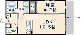 エマイユ鴻池  ｜ 大阪府東大阪市中鴻池町2丁目（賃貸アパート1LDK・1階・35.96㎡） その2