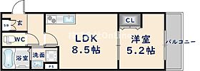 アート北巽  ｜ 大阪府大阪市生野区巽北3丁目（賃貸アパート1LDK・2階・32.38㎡） その2