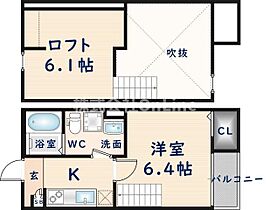 FelizII  ｜ 大阪府東大阪市西鴻池町1丁目（賃貸アパート1K・1階・22.42㎡） その2