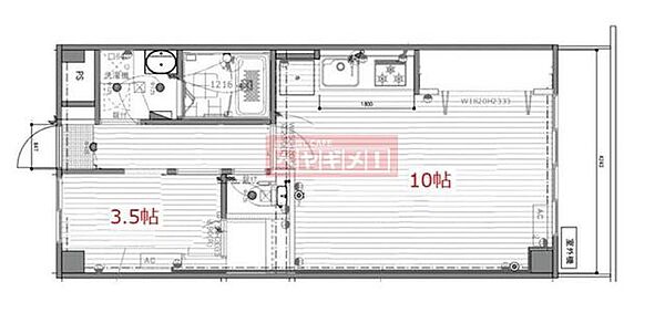 リフィオ三軒茶屋 2-B｜東京都世田谷区太子堂５丁目(賃貸マンション1LDK・2階・42.75㎡)の写真 その2