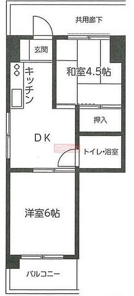 世田谷コーポ 101｜東京都世田谷区太子堂２丁目(賃貸マンション2DK・1階・31.23㎡)の写真 その2