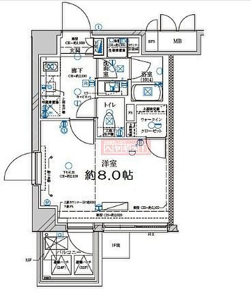 ディアレイシャス三軒茶屋 503｜東京都世田谷区太子堂５丁目(賃貸マンション1K・5階・25.57㎡)の写真 その2