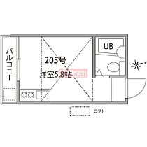 ドミール池尻 205 ｜ 東京都世田谷区池尻３丁目24-14（賃貸アパート1R・2階・17.00㎡） その2