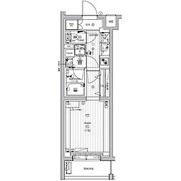 ＰＲＥＭＩＵＭ　ＣＵＢＥ　世田谷ｍｏ 3階1Kの間取り