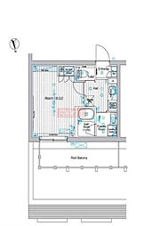 ブライズ世田谷桜 1Kの間取図画像