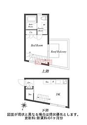 PASEOSANGENJAYA-WEST 1LDKの間取図画像
