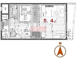 リフィオ二子玉川 ワンルームの間取図画像