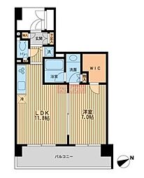 HF若林公園レジデンス 1LDKの間取図画像
