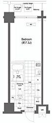 プライムアーバン目黒大橋ヒルズ 1Kの間取図画像