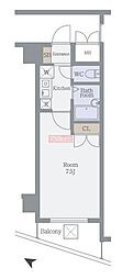 ステージファースト三宿 1Kの間取図画像