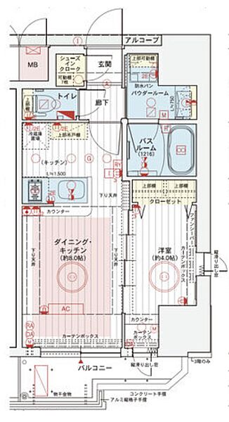 大阪府大阪市福島区吉野1丁目(賃貸マンション1DK・3階・30.10㎡)の写真 その2