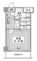 モンサンミッシェル北浜  ｜ 大阪府大阪市中央区今橋1丁目4-1（賃貸マンション1K・2階・27.86㎡） その2