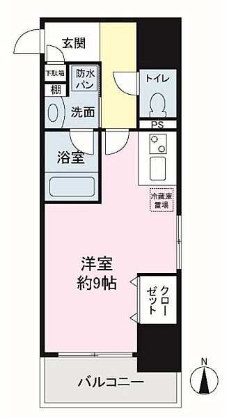 イグレック南本町 ｜大阪府大阪市中央区博労町1丁目(賃貸マンション1R・6階・27.80㎡)の写真 その2