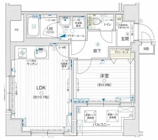 エグゼ大阪城南 ｜大阪府大阪市東成区東小橋3丁目(賃貸マンション1LDK・1階・38.52㎡)の写真 その2