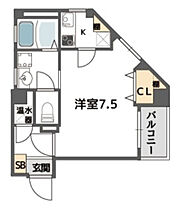 大阪府大阪市北区天神橋2丁目（賃貸マンション1K・5階・25.62㎡） その2