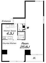 MRK EDOBORI  ｜ 大阪府大阪市西区江戸堀1丁目21-4（賃貸マンション1K・6階・54.86㎡） その2