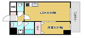 NINE RESIDENCE  ｜ 大阪府大阪市都島区東野田町3丁目（賃貸マンション1LDK・6階・31.18㎡） その2