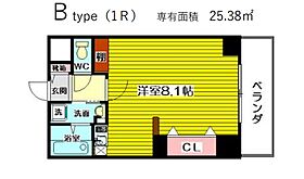 大阪府大阪市北区中崎西1丁目（賃貸マンション1R・3階・25.38㎡） その2