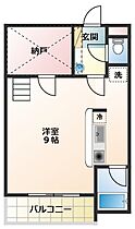 セザンヌ牧野 205 ｜ 愛知県豊橋市牧野町200（賃貸アパート1K・2階・24.84㎡） その2