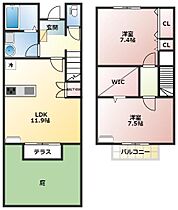 セントラル前芝 102 ｜ 愛知県豊橋市前芝町字西青183-1（賃貸アパート2LDK・1階・69.63㎡） その2