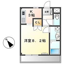 ワカバハイツ  ｜ 愛知県豊橋市つつじが丘1丁目（賃貸アパート1R・2階・28.56㎡） その2