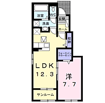 Ｋ’ｓヴィレッジ平井　Ａ 103 ｜ 茨城県鹿嶋市大字平井東3丁目6-11（賃貸アパート1LDK・1階・50.14㎡） その2