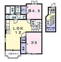 フォンテーヌ・V 204 ｜ 茨城県神栖市平泉東３丁目7番地4（賃貸アパート2LDK・2階・58.53㎡） その2