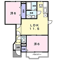 クラール・アイＡ 103 ｜ 茨城県神栖市平泉2469番地（賃貸アパート2LDK・1階・51.79㎡） その2