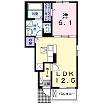 ＣＡＳＡ砂山 105 ｜ 茨城県神栖市木崎2406-598（賃貸アパート1LDK・1階・44.70㎡） その2